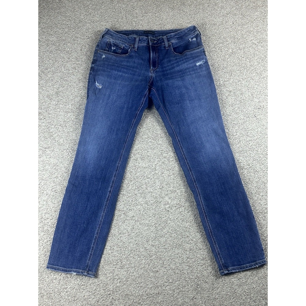 Silver Jeans Co. Boyfriend Low Rise Tapered Leg Women's Jeans Size 32/29